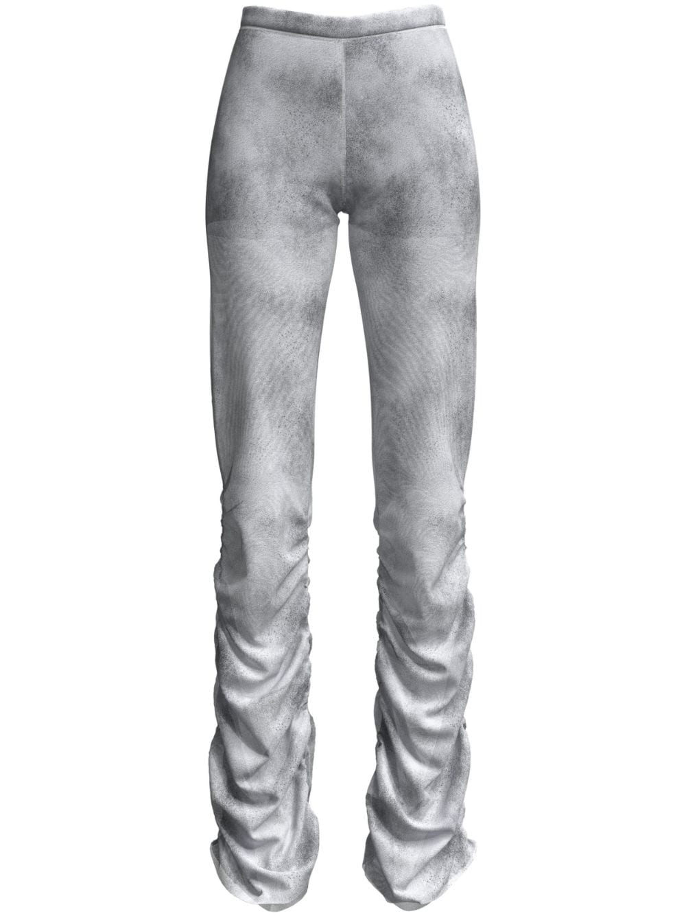 Margherita MACCAPANI The Ruched low-rise trousers - Grey von Margherita MACCAPANI