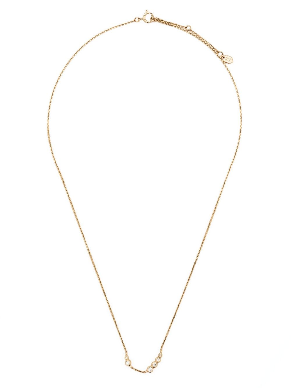 Maria Black 14kt yellow gold Mae diamond necklace von Maria Black