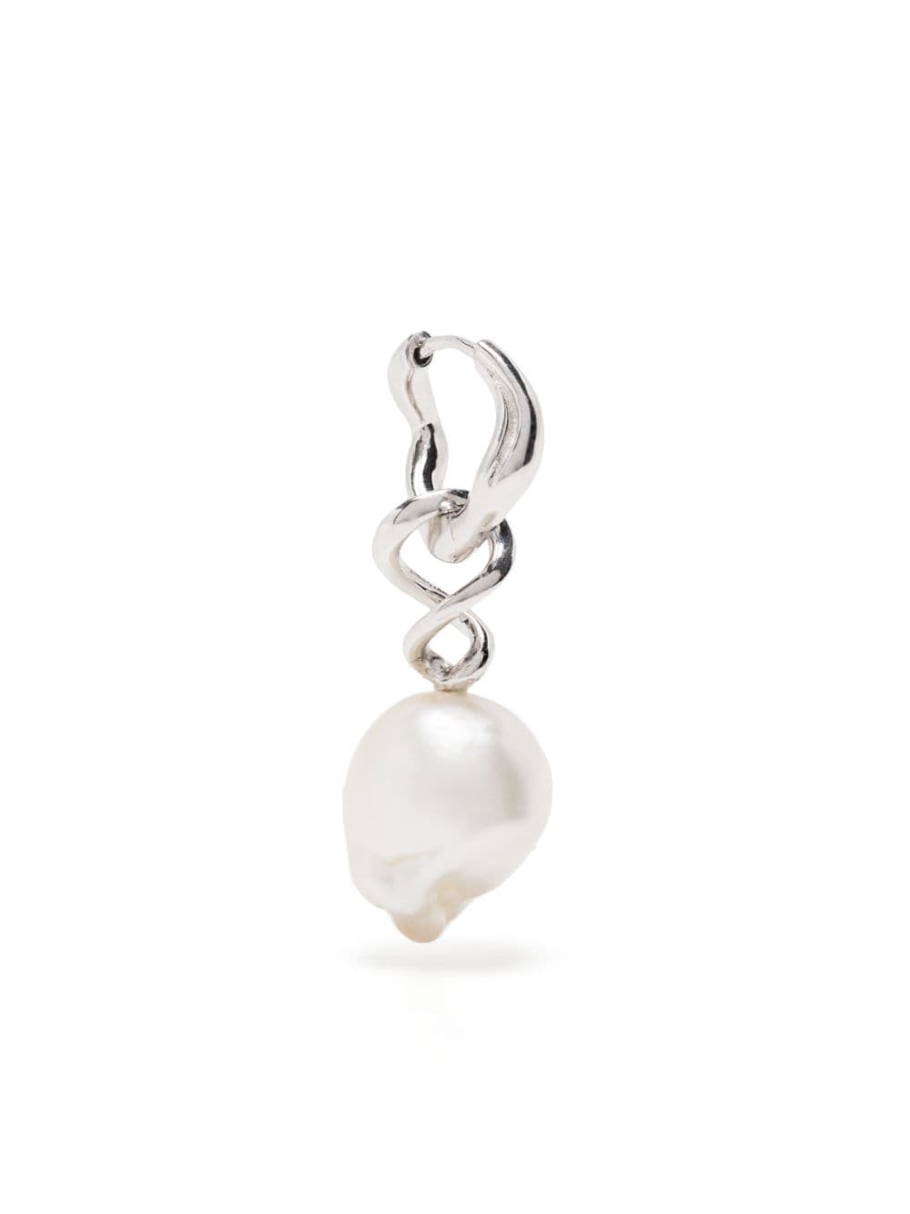 Maria Black Anila freshwater pearl earring - Silver von Maria Black