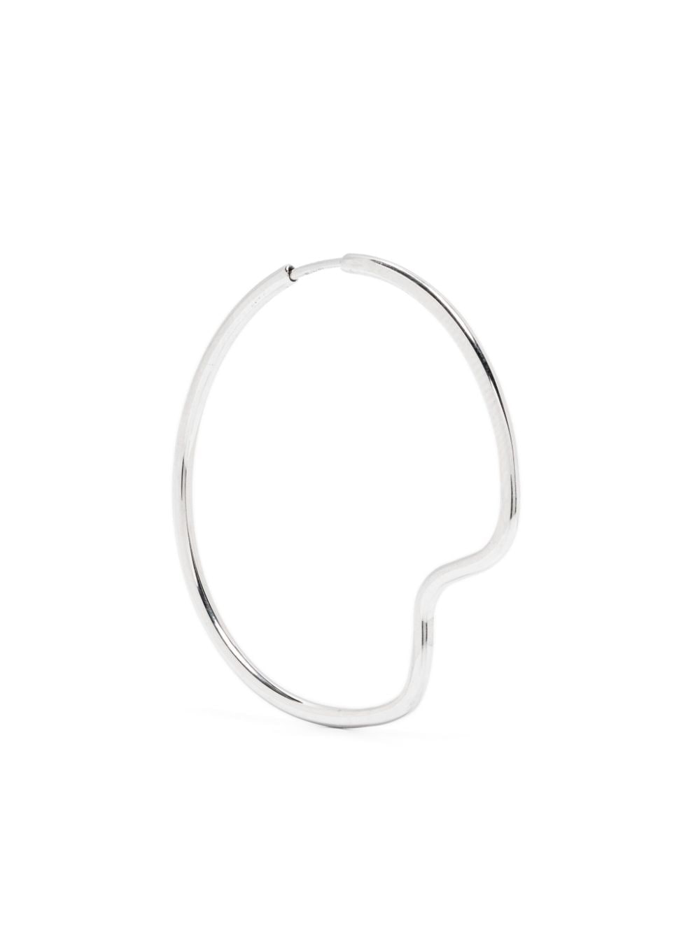 Maria Black Copenhagen 35 sculpted hoop earring - Silver von Maria Black