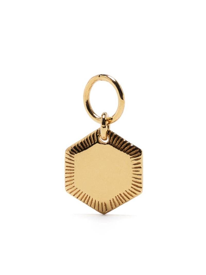 Maria Black Kim hexagon charm - Gold von Maria Black