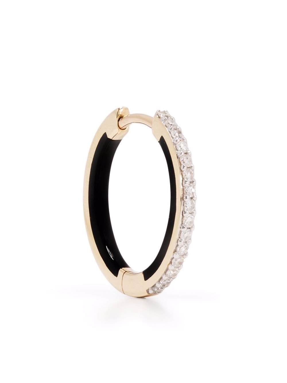 Maria Black Lost Highway diamond huggie earring - Gold von Maria Black