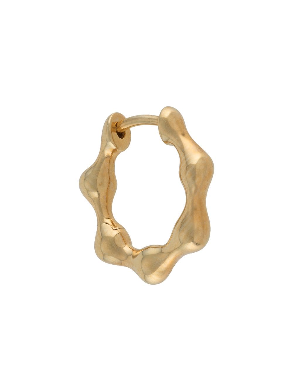 Maria Black Milla 9mm huggie earring - Gold von Maria Black