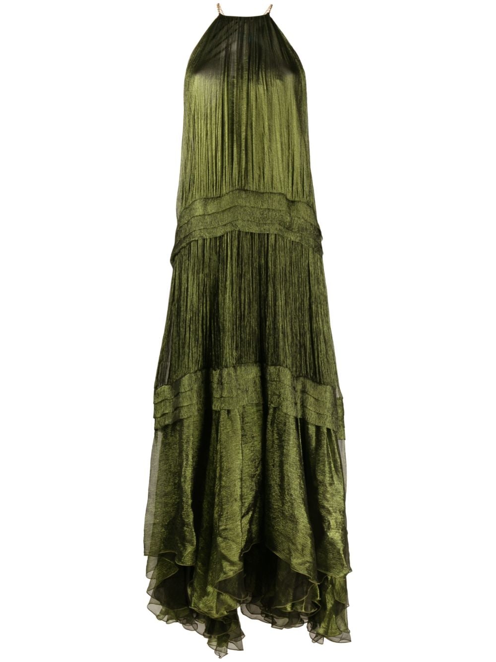 Maria Lucia Hohan Lilly halterneck maxi dress - Green von Maria Lucia Hohan