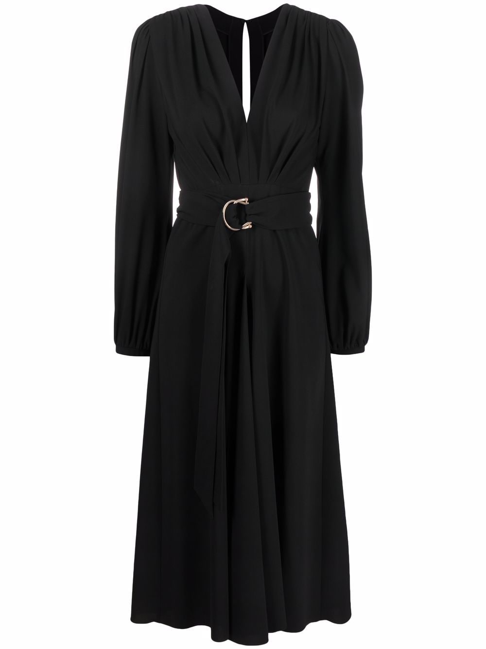 Maria Lucia Hohan V-neck long-sleeve dress - Black von Maria Lucia Hohan