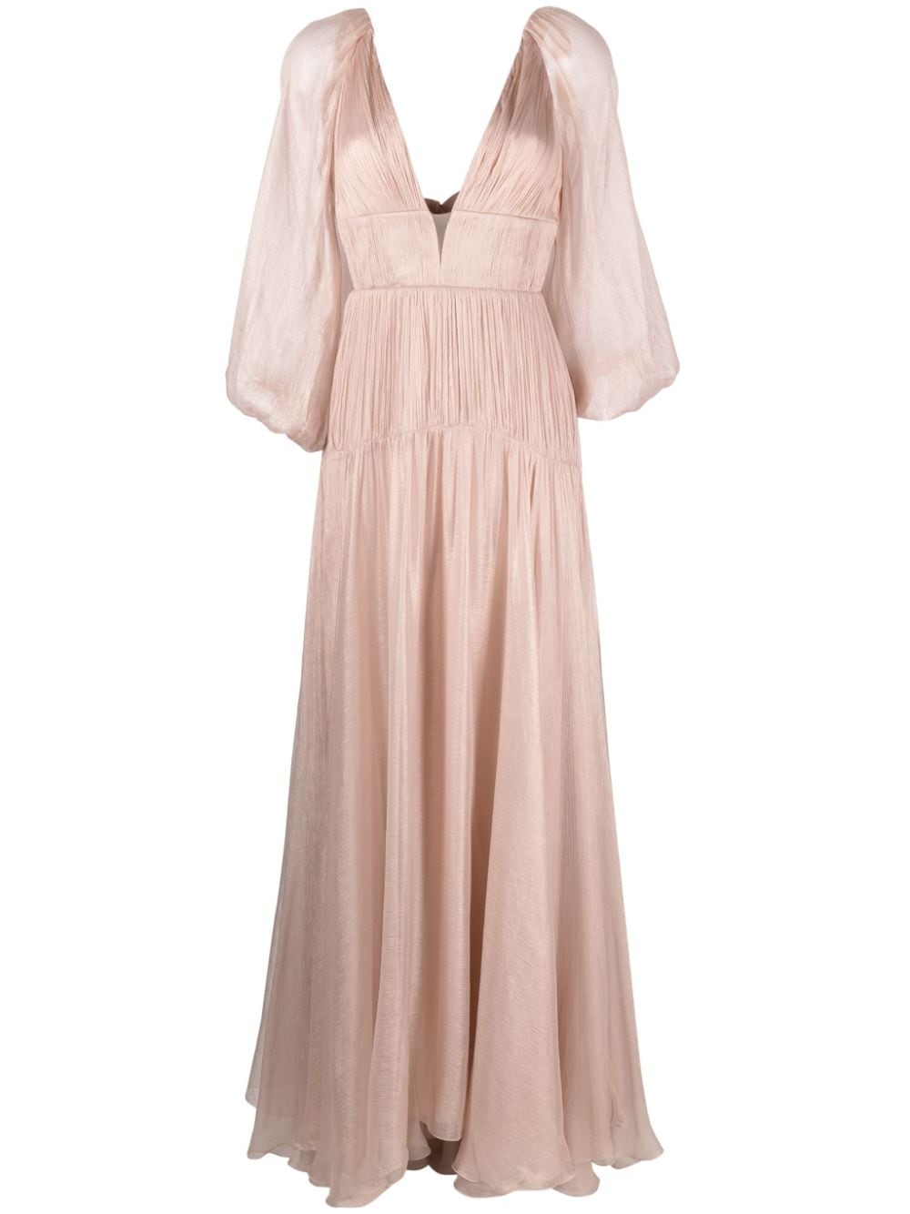 Maria Lucia Hohan Zeena metallic silk gown - Pink von Maria Lucia Hohan