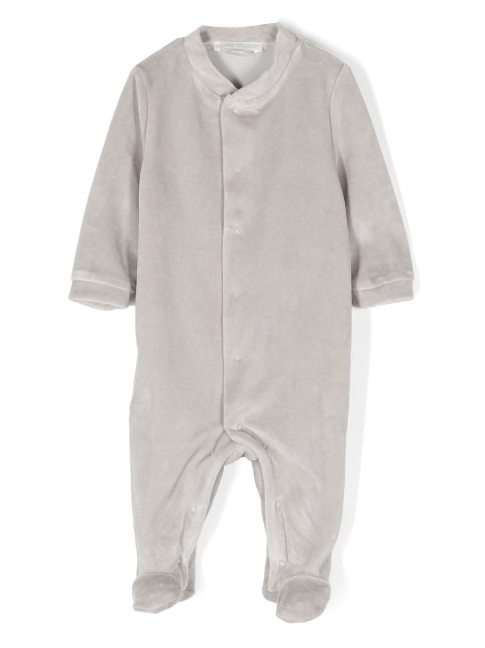 Marie-Chantal Angel Wing velour romper - Grey von Marie-Chantal