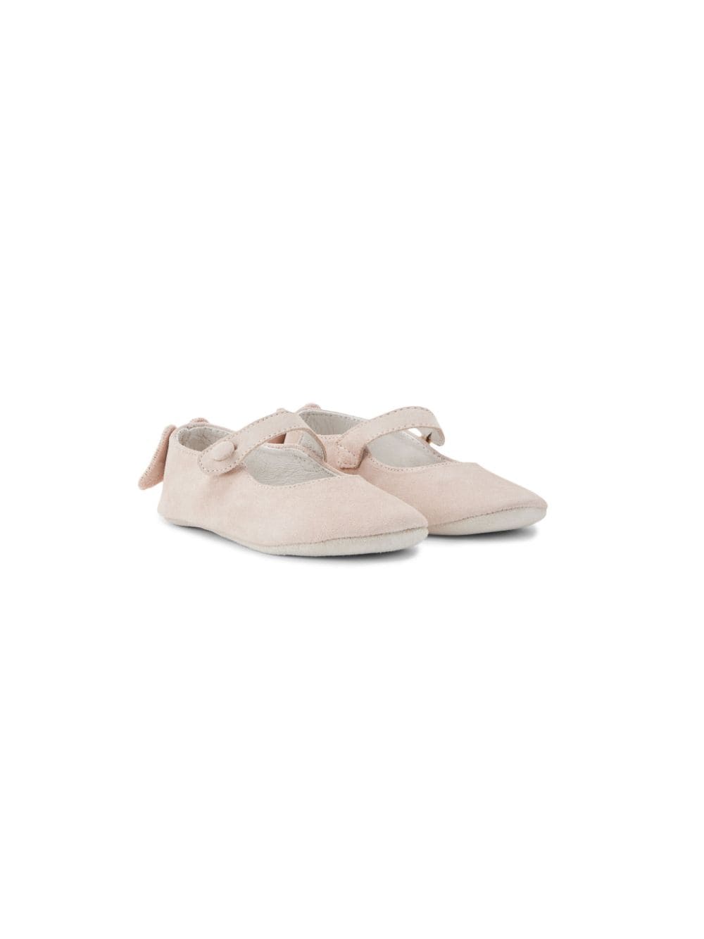 Marie-Chantal Olympia Angel Wing suede ballerina shoes - Pink von Marie-Chantal