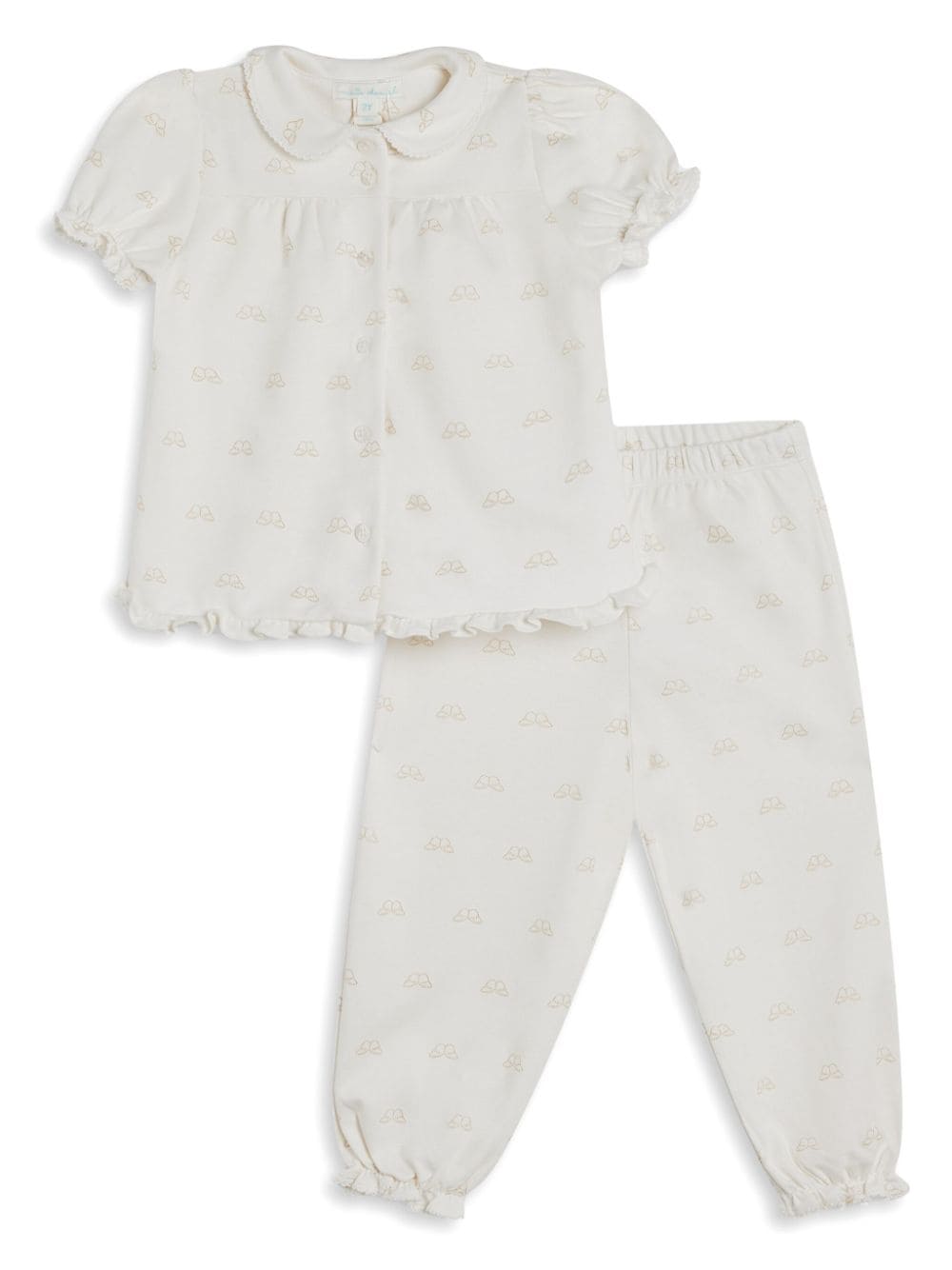 Marie-Chantal wing-print cotton pajama set - Neutrals von Marie-Chantal