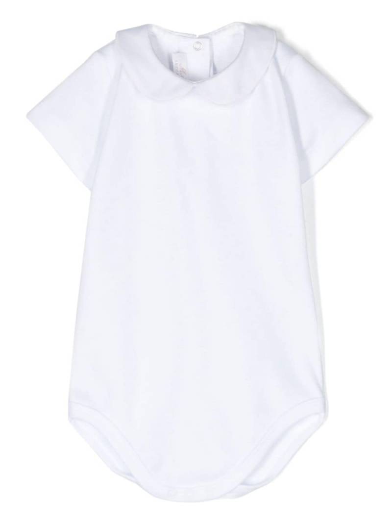 Mariella Ferrari bib-collar cotton body - White von Mariella Ferrari