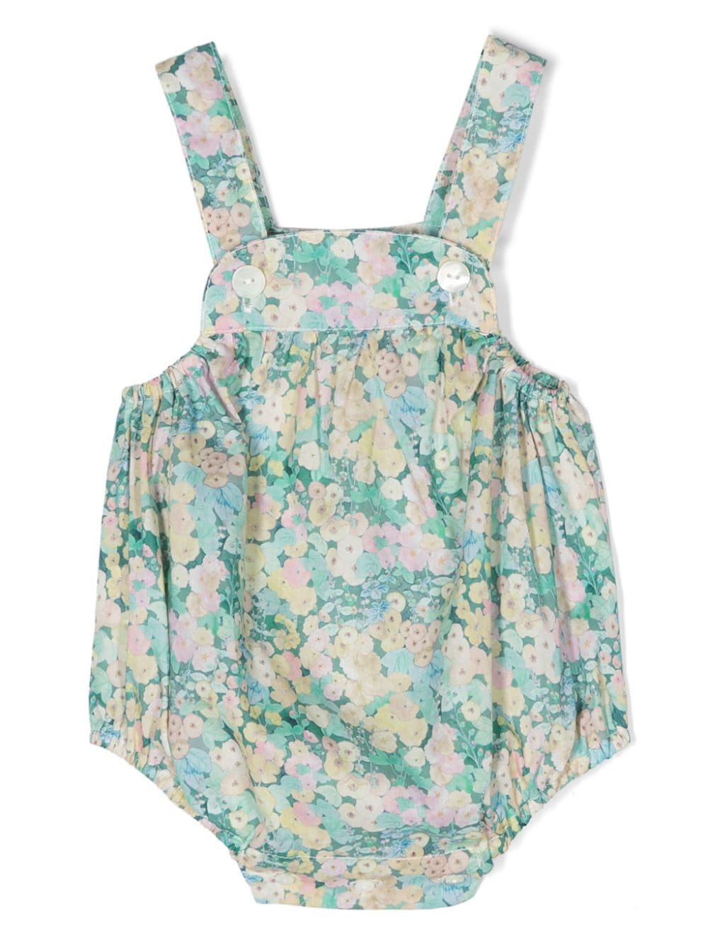 Mariella Ferrari floral-print dungaree body - Green von Mariella Ferrari