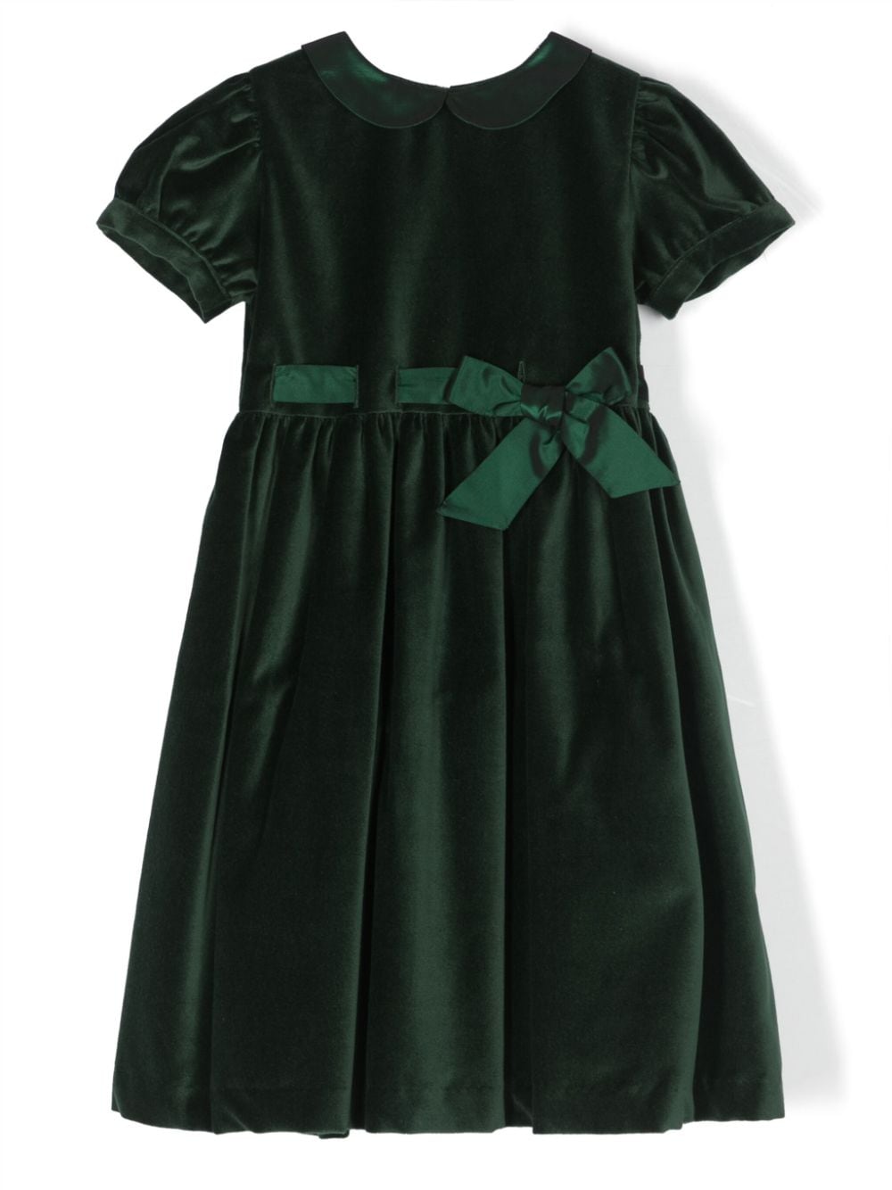 Mariella Ferrari puff-sleeve velvet dress - Green von Mariella Ferrari