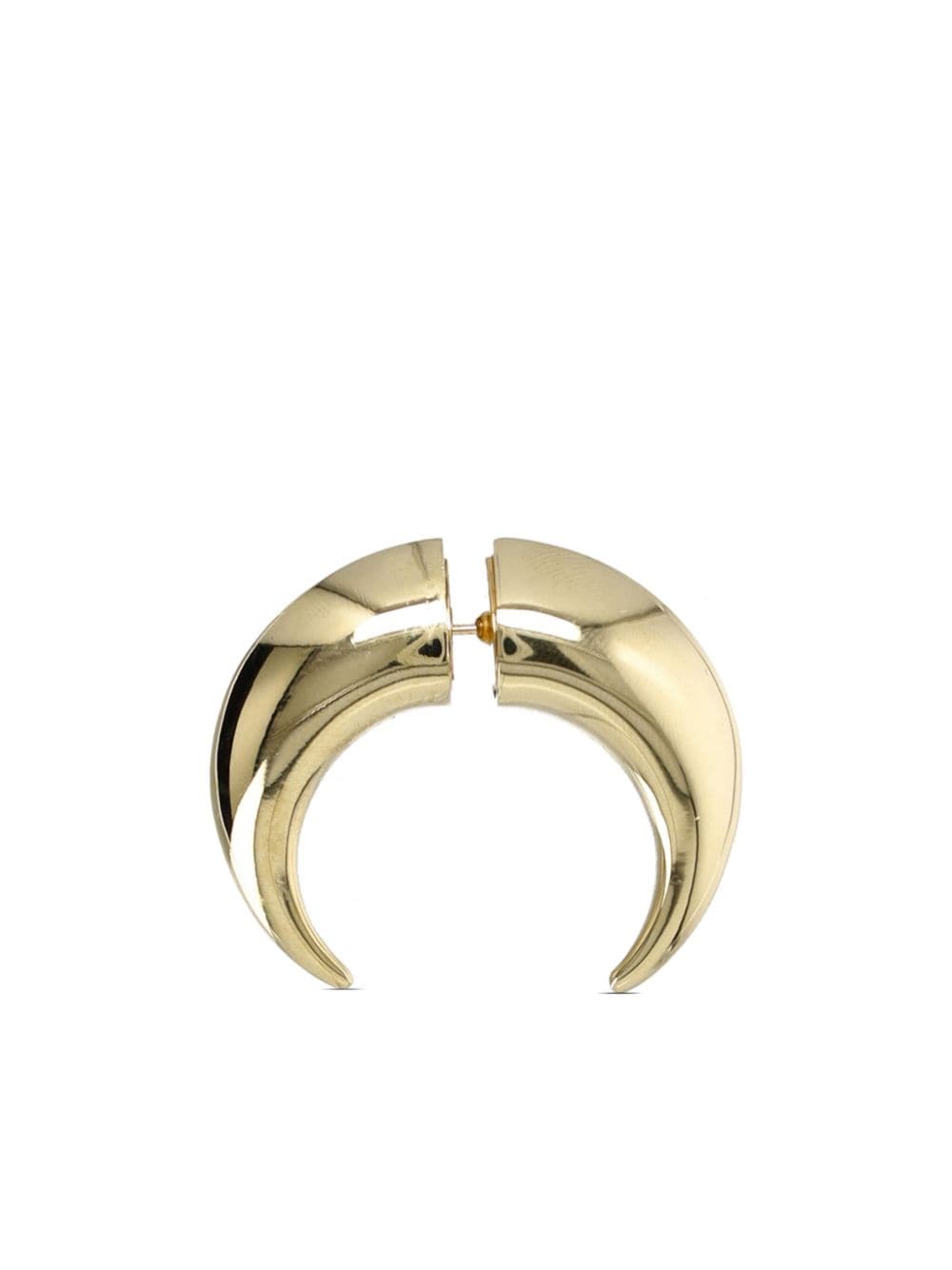 Marine Serre Regenerated Moon stud earring - Gold von Marine Serre