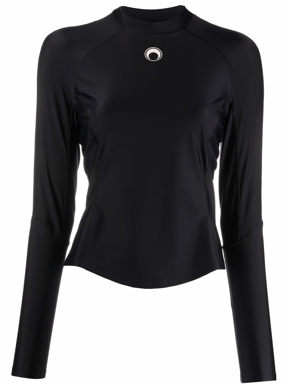 Marine Serre moon-print training top - Black von Marine Serre