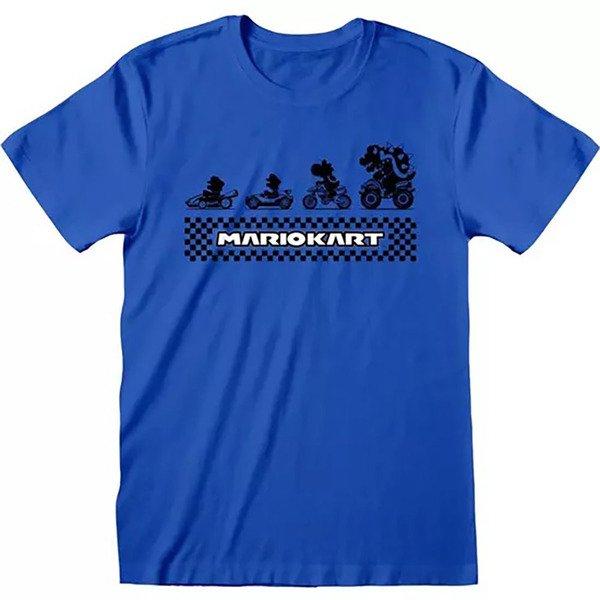 Tshirt Damen Blau L von Mario Kart