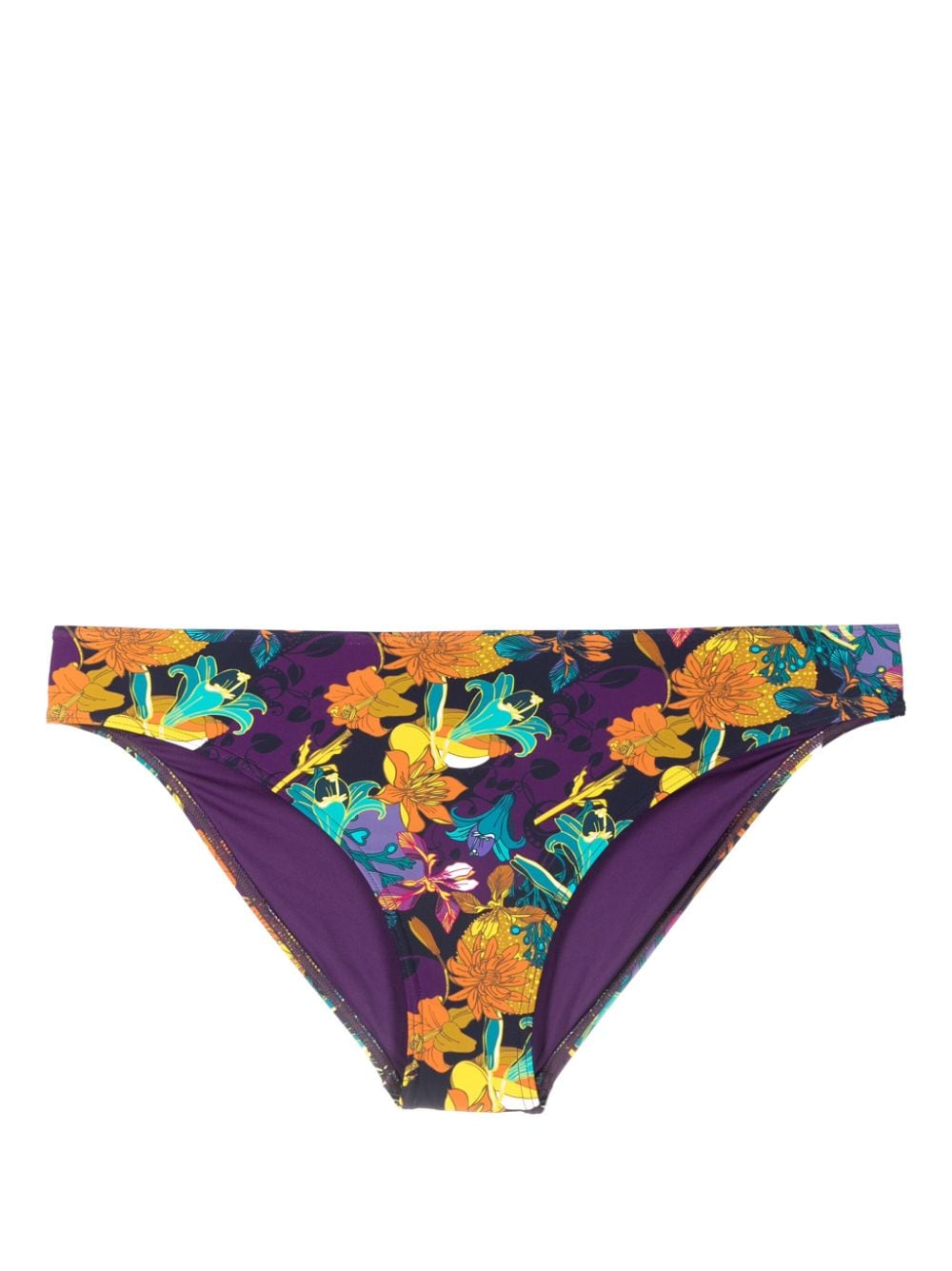 Marlies Dekkers Acapulco floral-print bikini bottoms - Purple von Marlies Dekkers