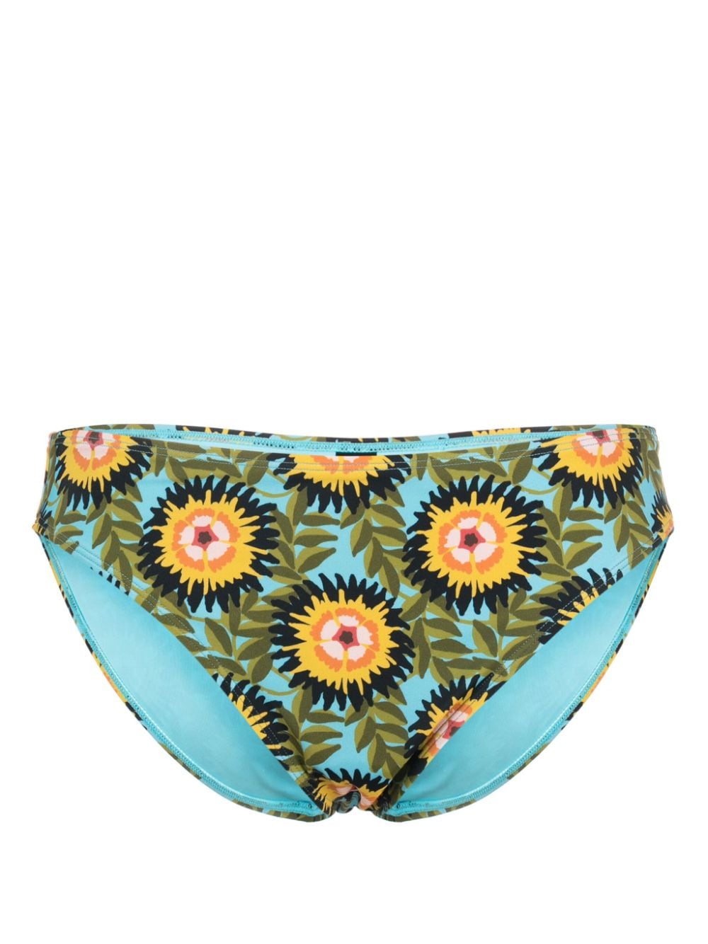 Marlies Dekkers Bellini floral-pattern bikini bottoms - Blue von Marlies Dekkers