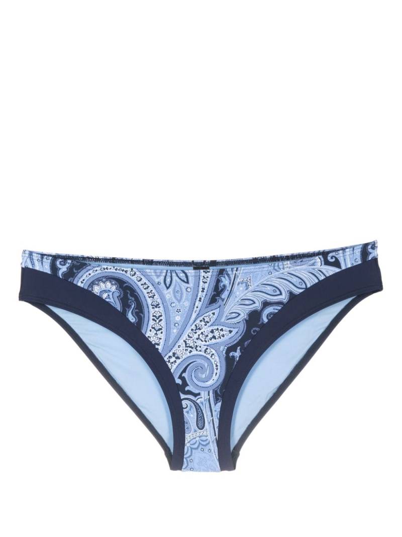 Marlies Dekkers Cache Coeur paisley-print bikini bottoms - Blue von Marlies Dekkers