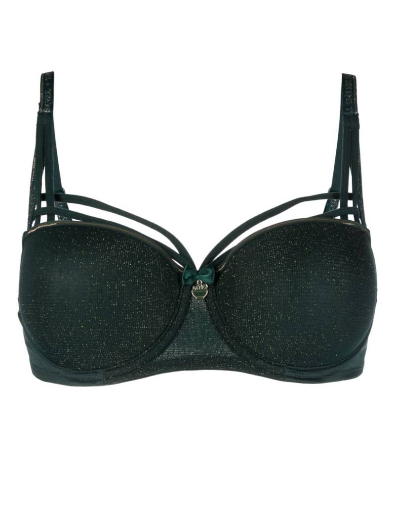 Marlies Dekkers Dame De Paris sparkle balconette bra - Green von Marlies Dekkers