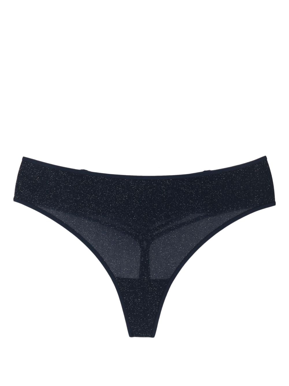 Marlies Dekkers Dame de Paris thong - Blue von Marlies Dekkers