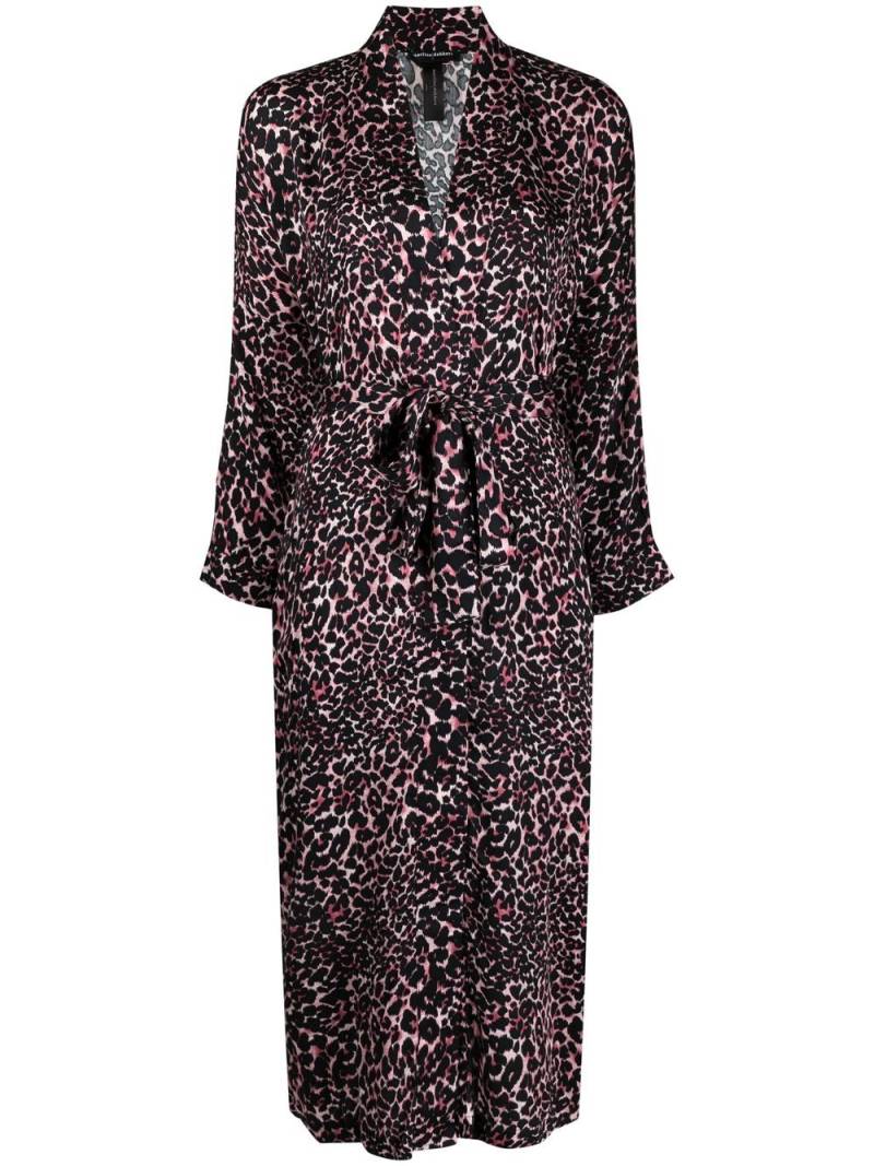 Marlies Dekkers Night Fever leopard-print kimono - Pink von Marlies Dekkers