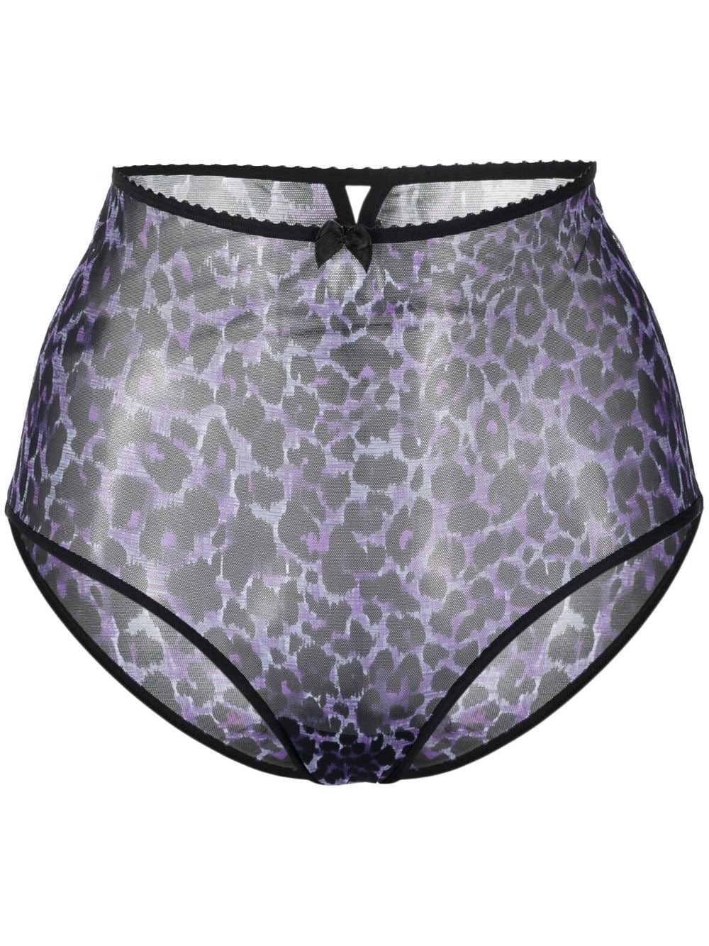 Marlies Dekkers Peekaboo high-waisted briefs - Purple von Marlies Dekkers