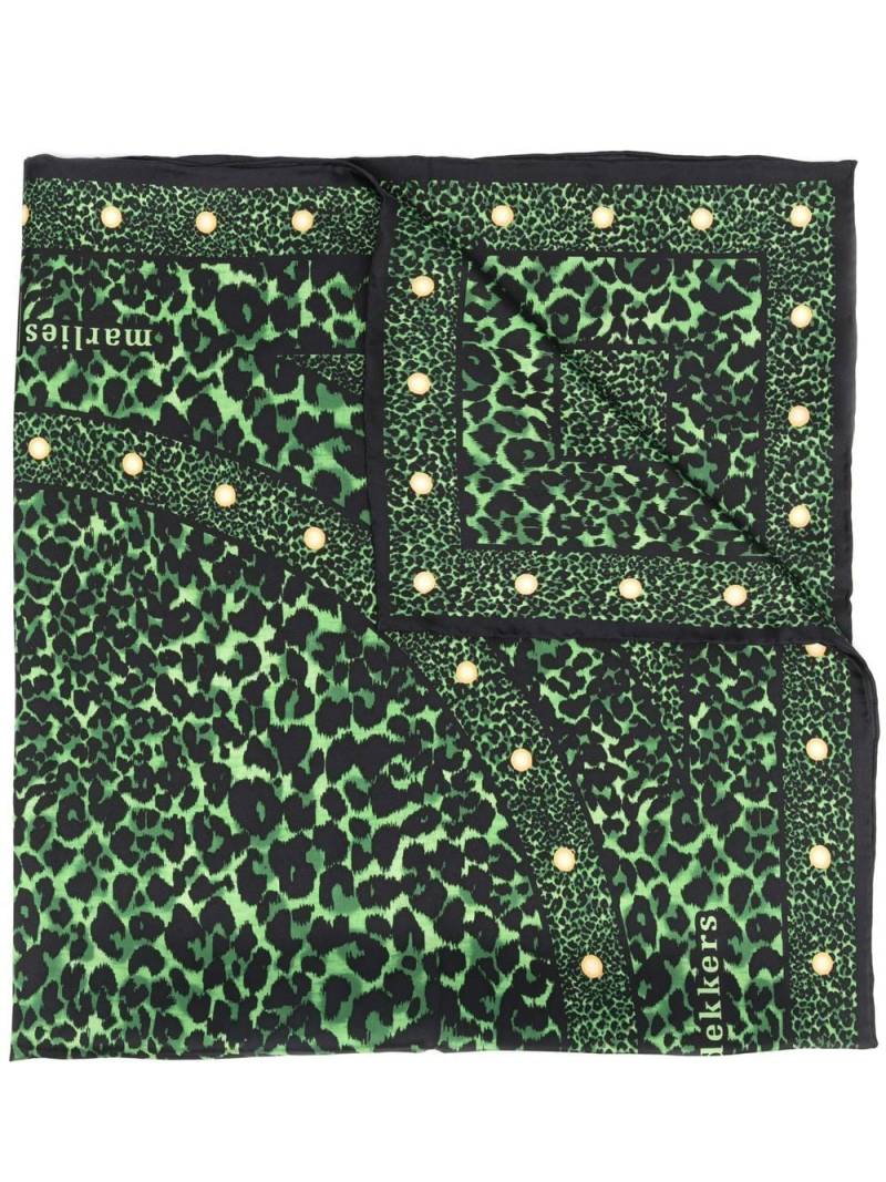Marlies Dekkers Rhapsody leopard-print scarf - Black von Marlies Dekkers