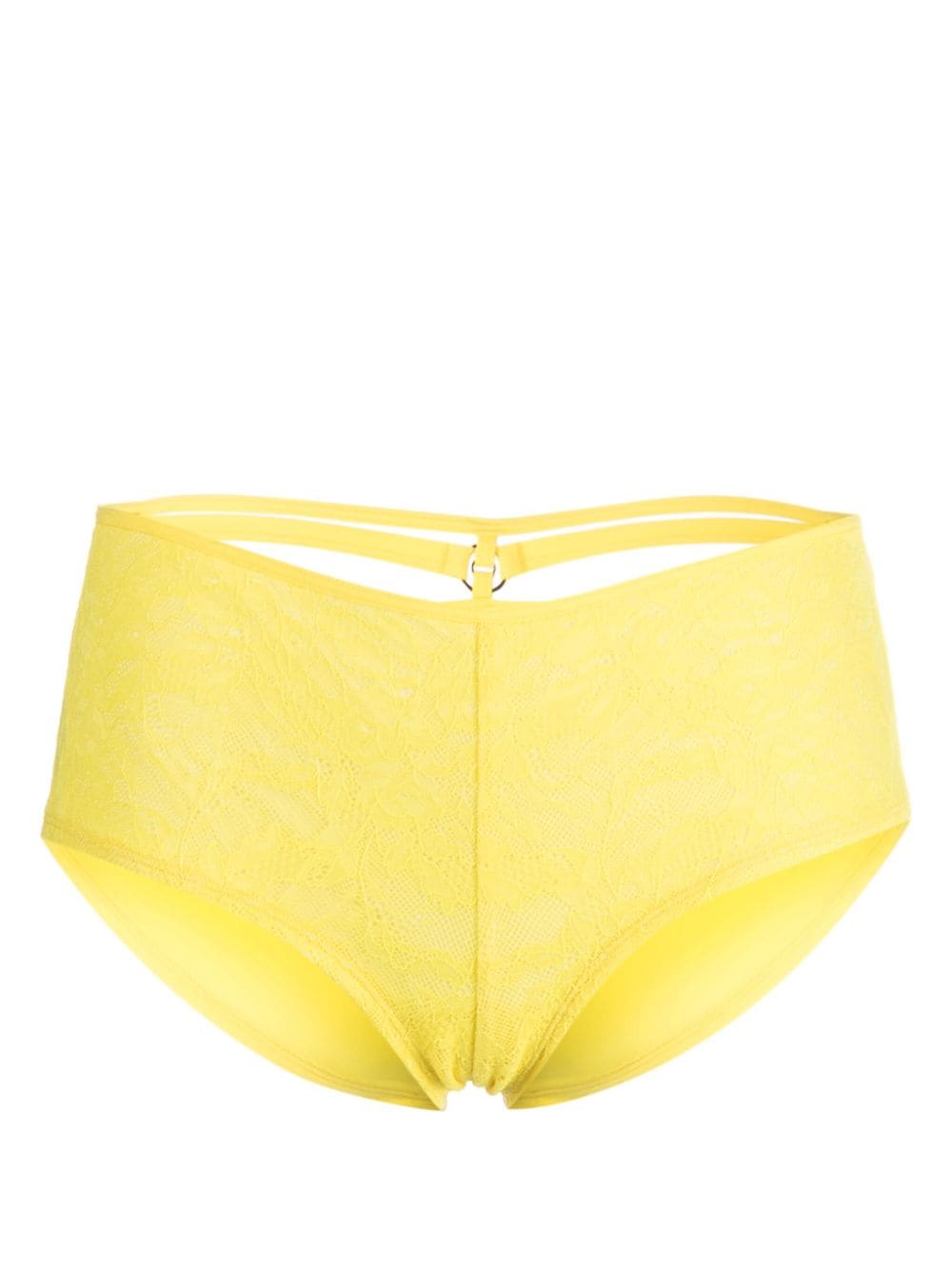 Marlies Dekkers Space Odyssey lace-panel briefs - Yellow von Marlies Dekkers