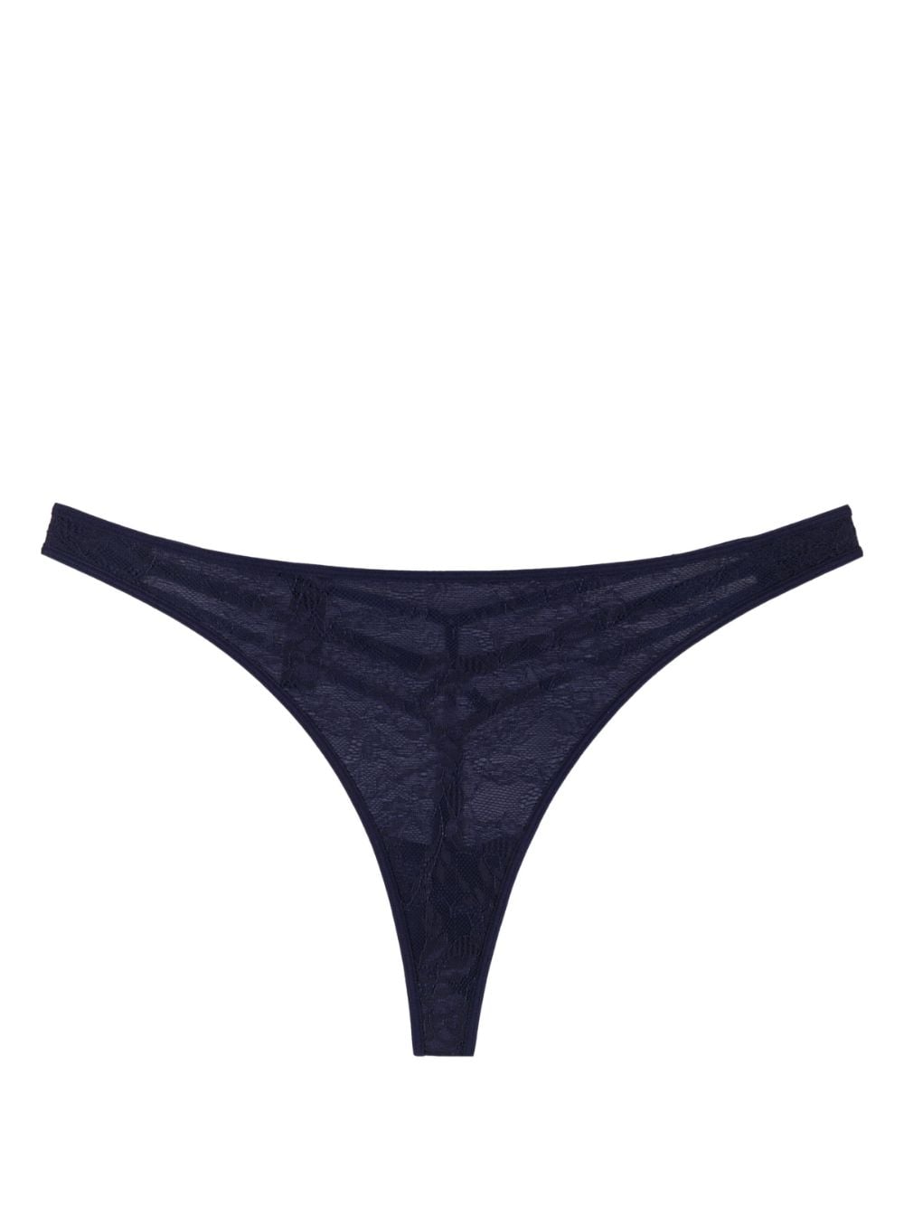 Marlies Dekkers Space Odyssey strappy thong - Blue von Marlies Dekkers