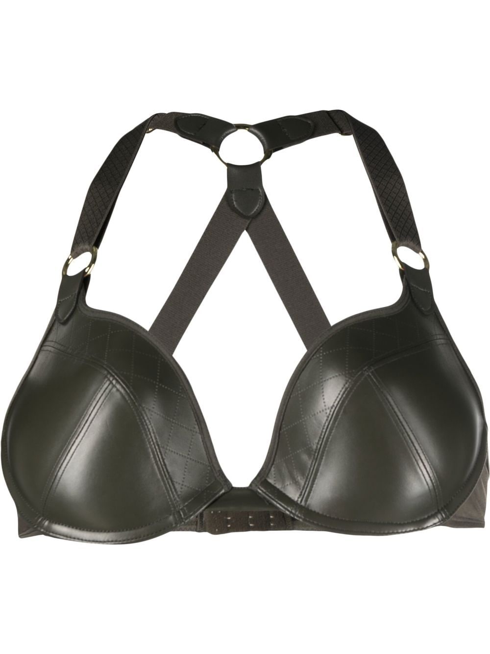 Marlies Dekkers padded plunge bra - Green von Marlies Dekkers