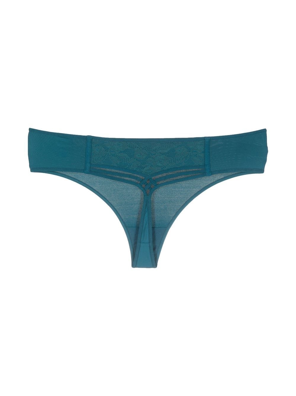 Marlies Dekkers slim-fit mid-rise thong - Blue von Marlies Dekkers