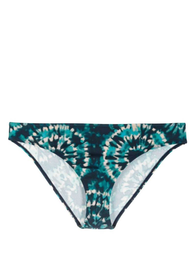 Marlies Dekkers tie-dye bikini bottoms - Blue von Marlies Dekkers