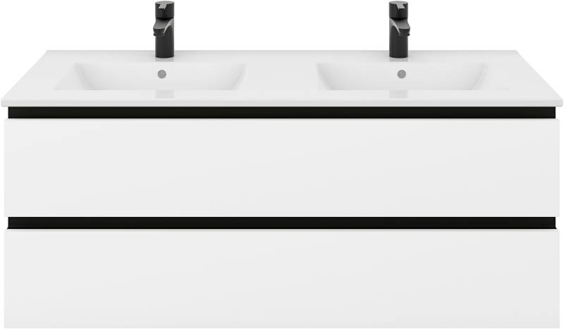 MARLIN Waschtisch »3510clarus«, 122 cm breit, Waschplatz inkl. Waschbecken, vormontiert von Marlin