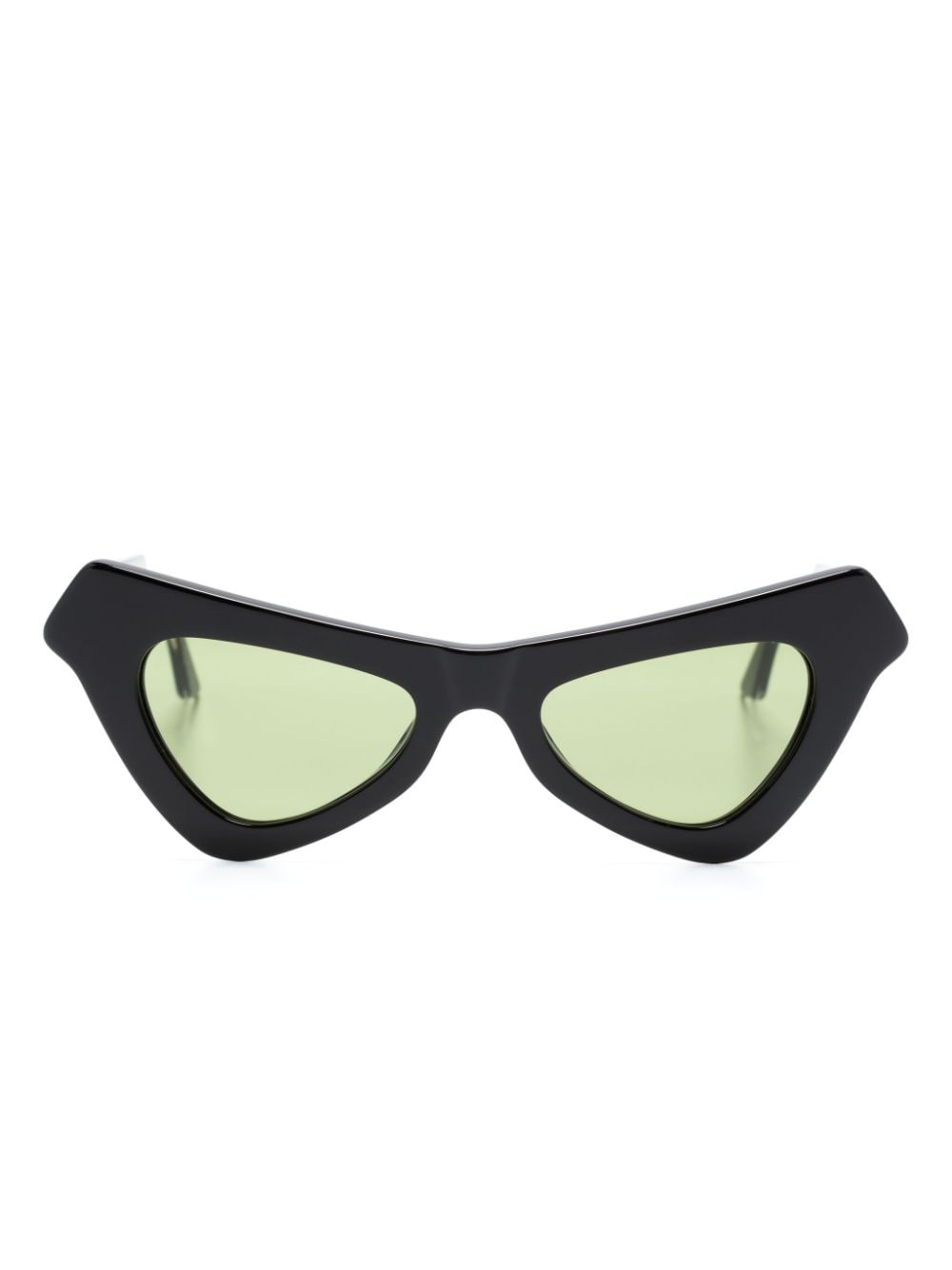 Marni Eyewear Fairy Pool logo-engraved cat-eye sunglasses - Black von Marni Eyewear