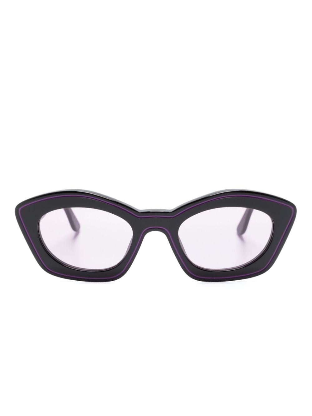 Marni Eyewear Kea Island cat eye-frame sunglasses - Black von Marni Eyewear