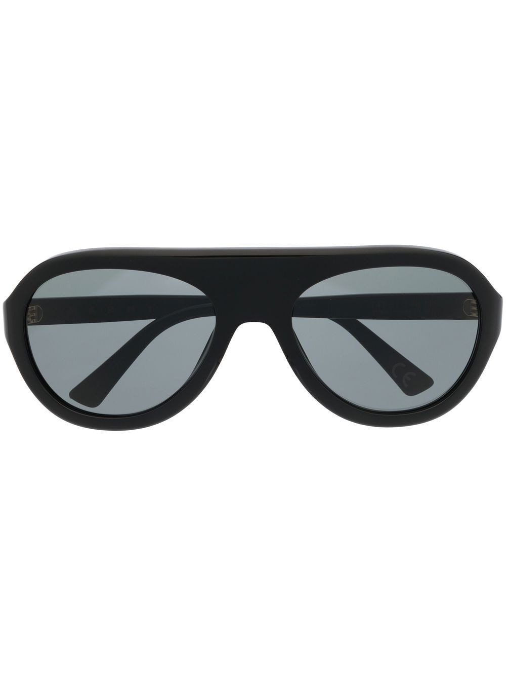 Marni Eyewear T4T round sunglasses - Black von Marni Eyewear