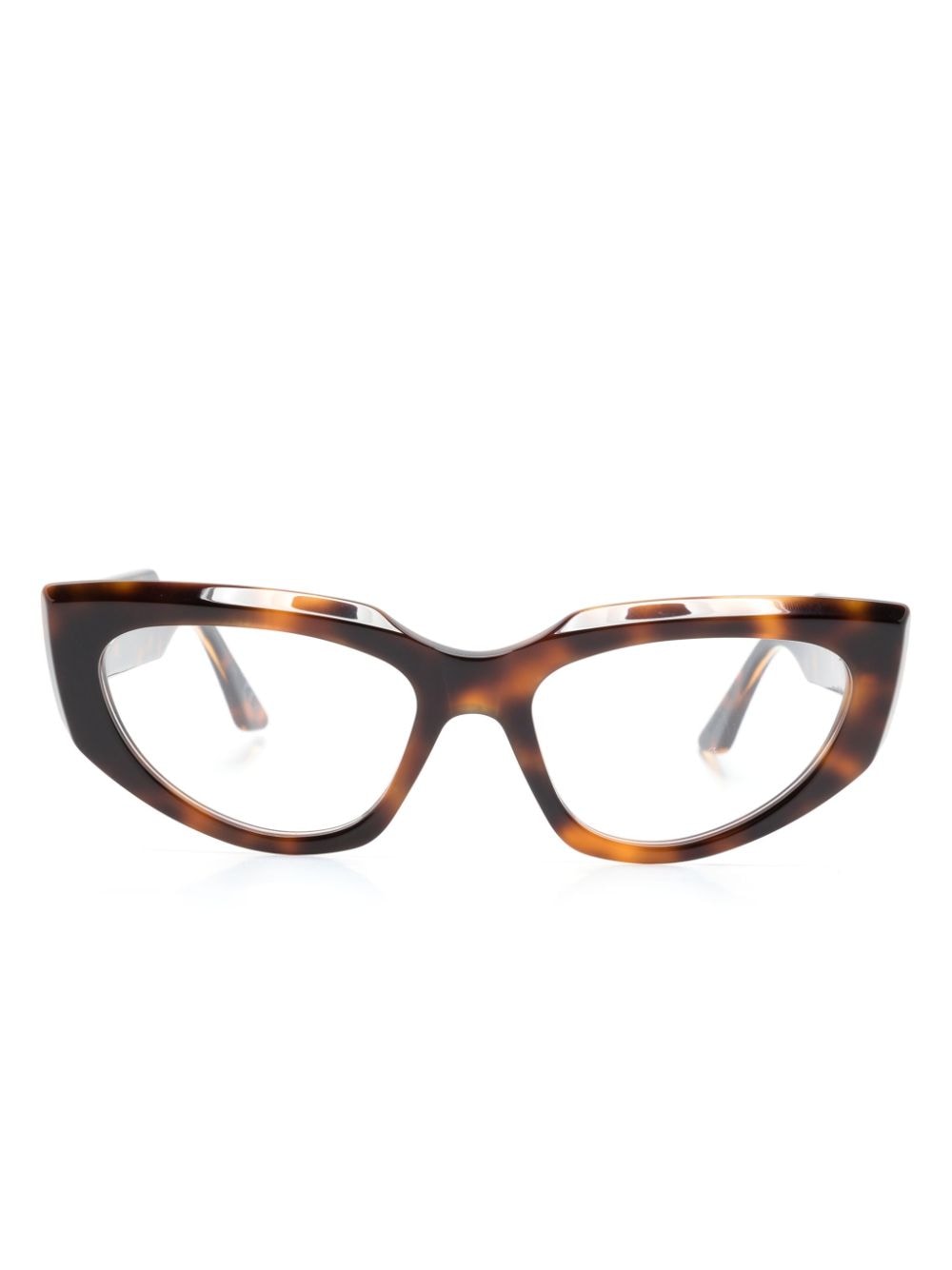 Marni Eyewear Tahat tortoiseshell-effect glasses - Brown von Marni Eyewear