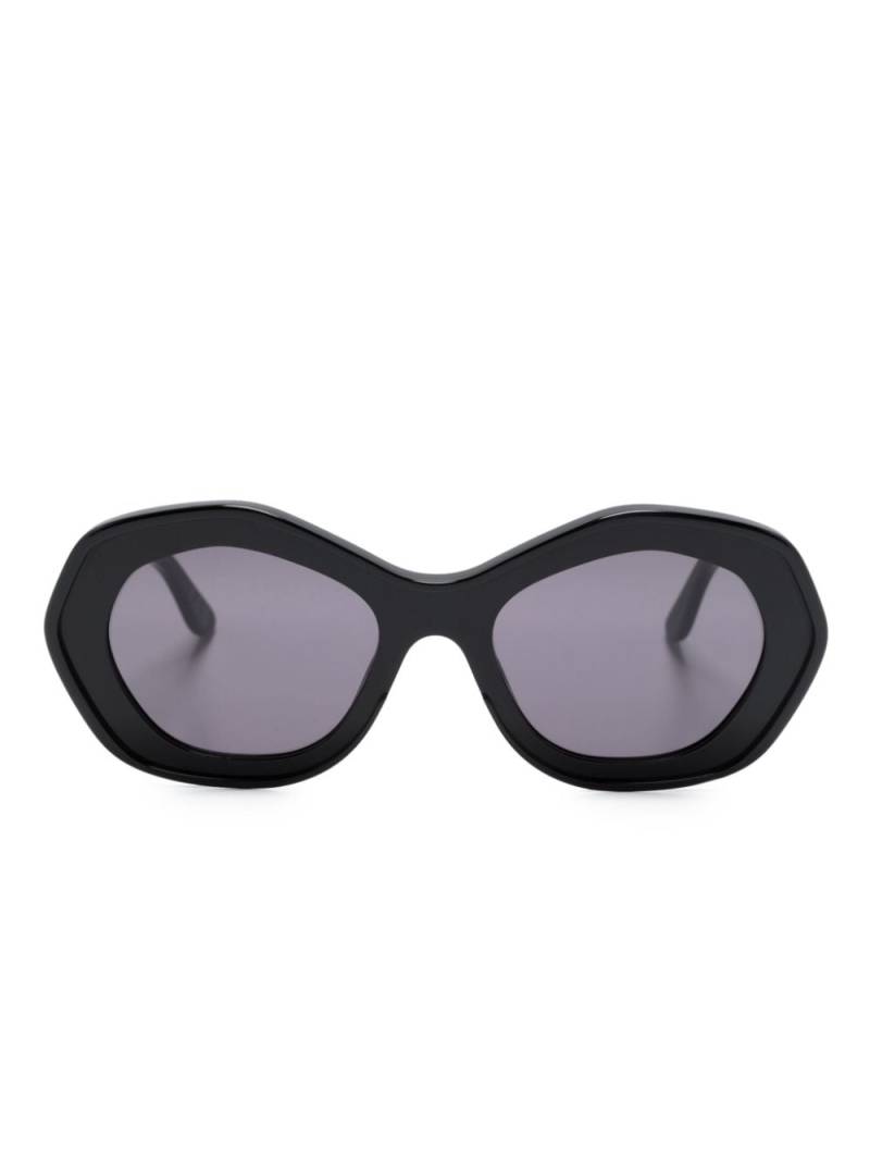 Marni Eyewear Ulawun Vulcano round-frame sunglasses - Black von Marni Eyewear
