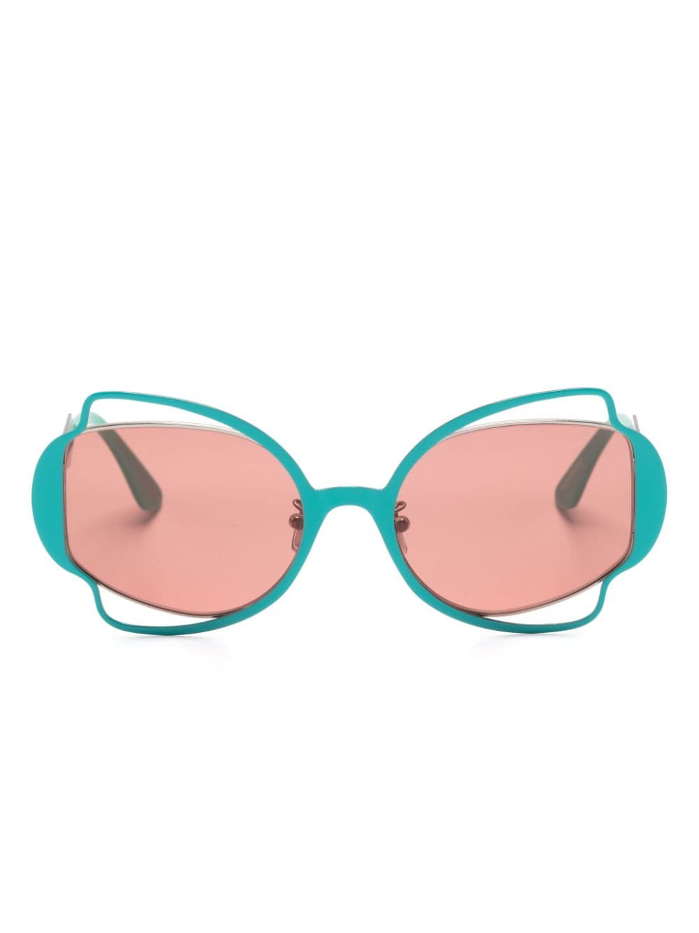 Marni Eyewear WE3 butterfly-frame sunglasses - Green von Marni Eyewear