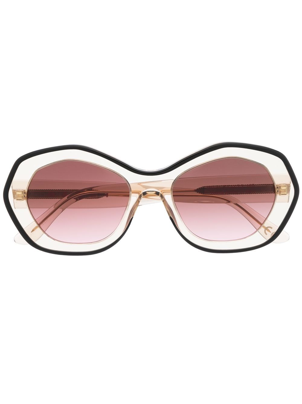 Marni Eyewear WLH double-rim sunglasses - Neutrals von Marni Eyewear