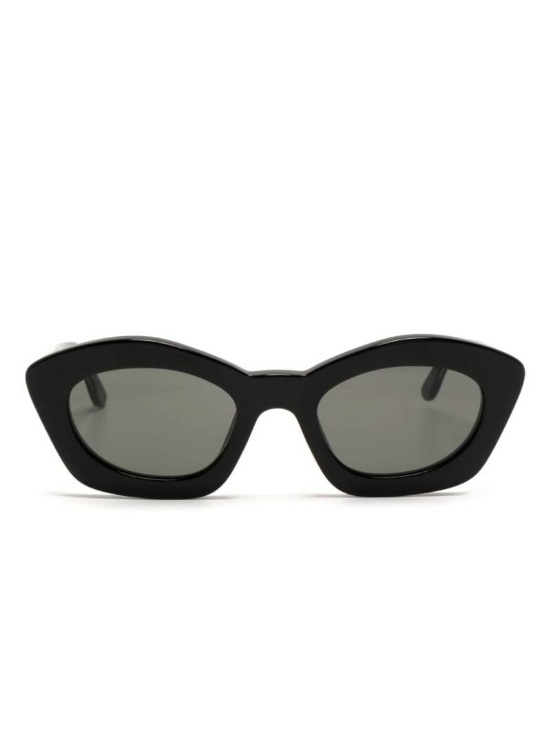 Marni Eyewear geometric-frame tinted sunglasses - Black von Marni Eyewear