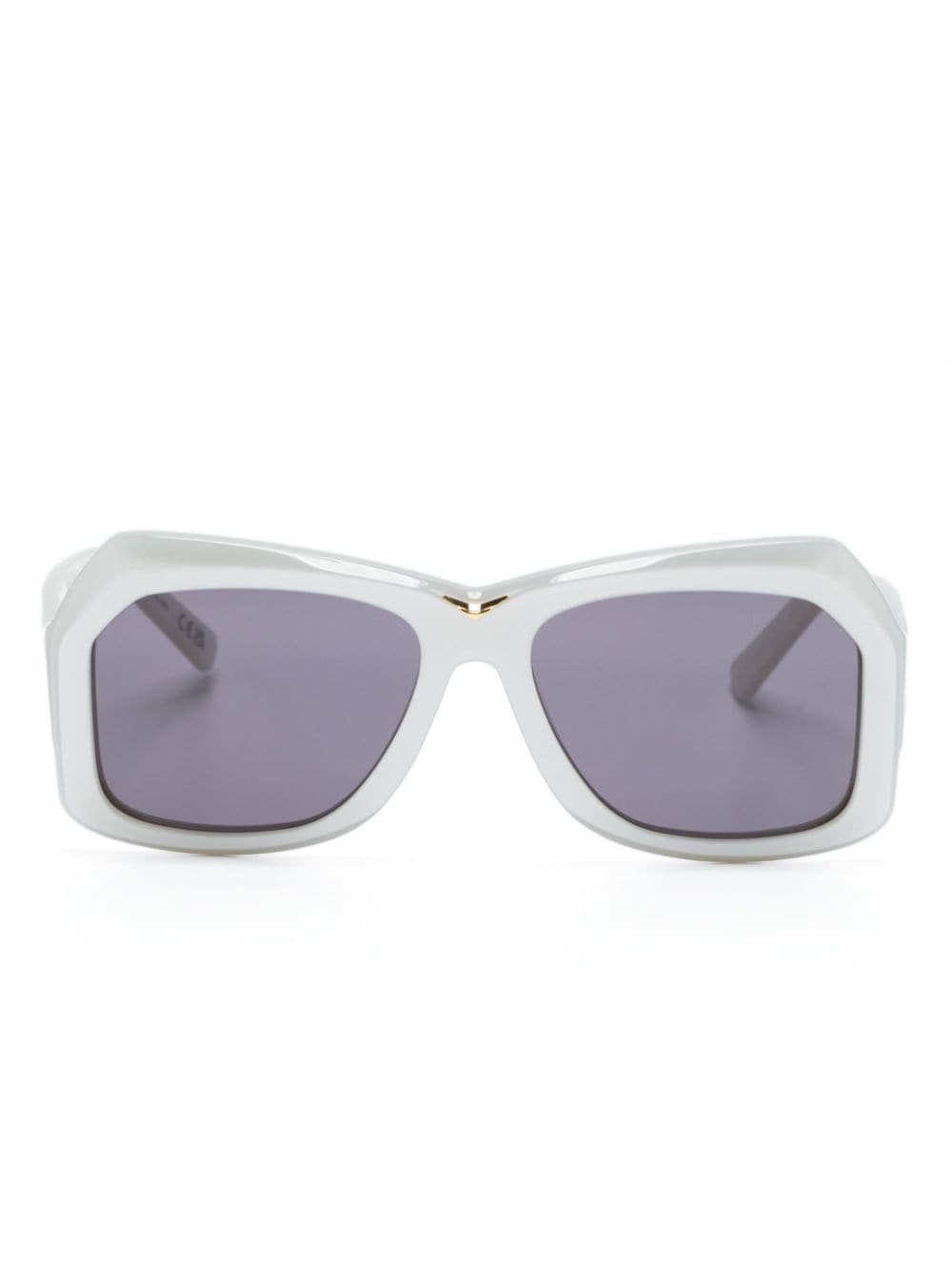 Marni Eyewear oversized-frame tinted sunglasses - Grey von Marni Eyewear