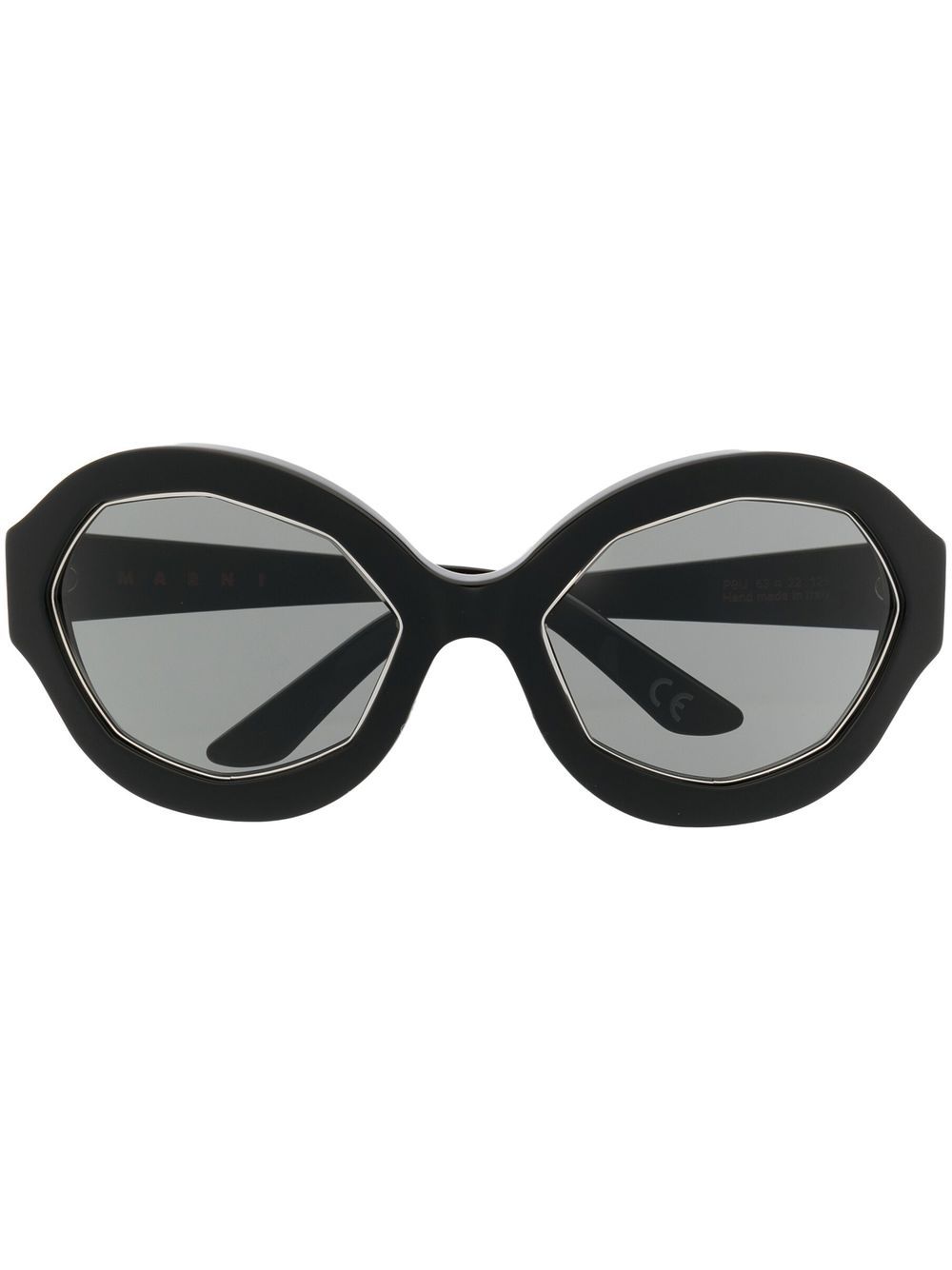 Marni Eyewear round-frame sunglasses - Black von Marni Eyewear