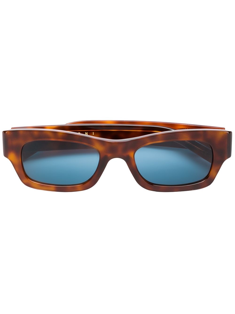 Marni Eyewear tortoiseshell rectangular frame sunglasses - Brown von Marni Eyewear