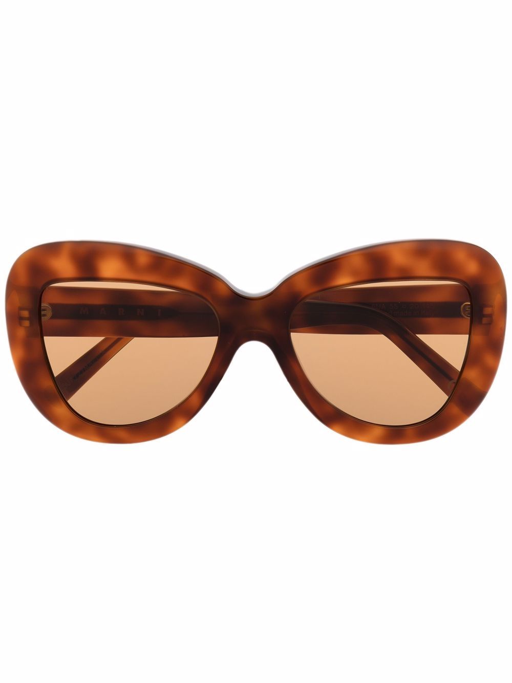 Marni Eyewear x Marni Elephant Island tortoiseshell sunglasses - Brown von Marni Eyewear