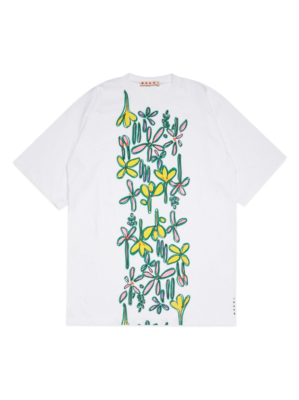 Marni Kids Carioca graphic-print T-shirt - White von Marni Kids