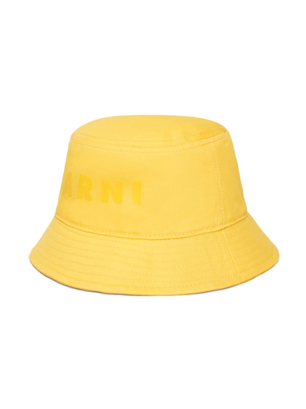 Marni Kids branded fisherman hat - Yellow von Marni Kids