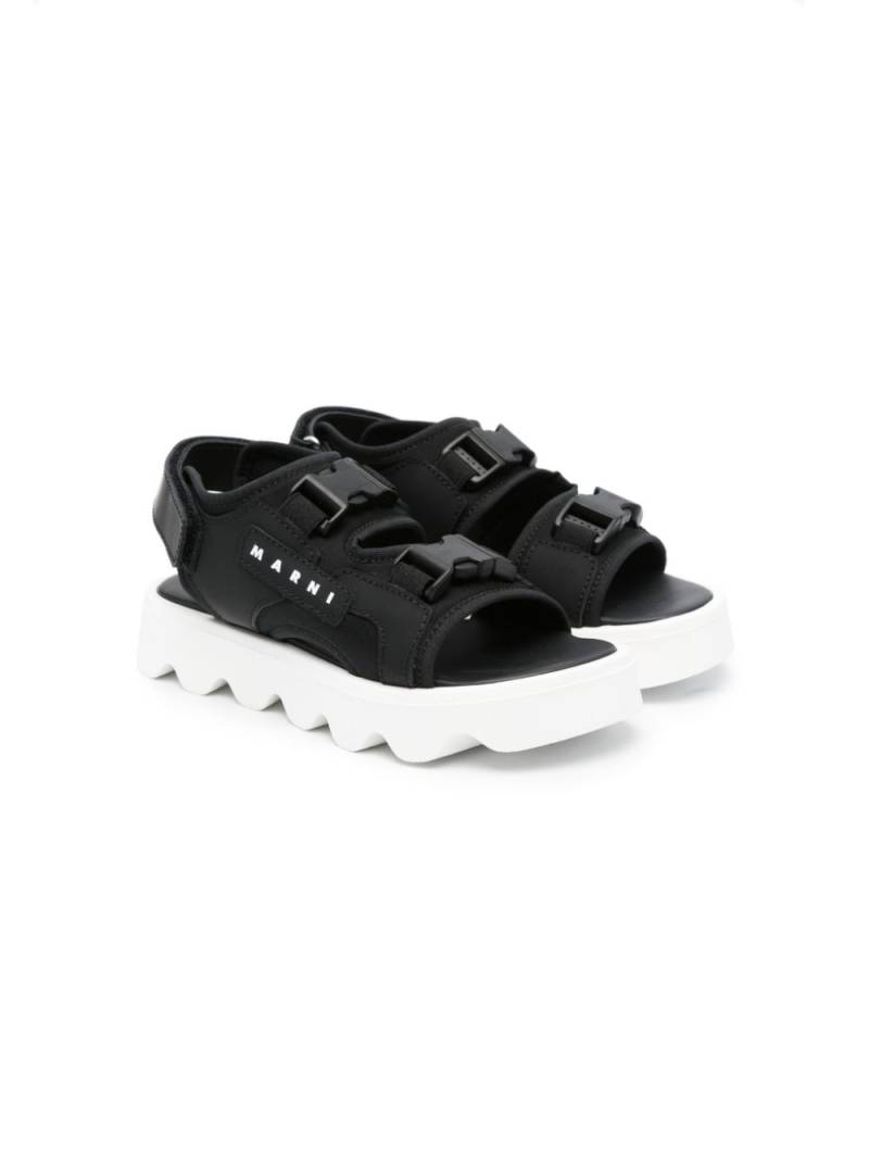Marni Kids buckle-detail sandals - Black von Marni Kids