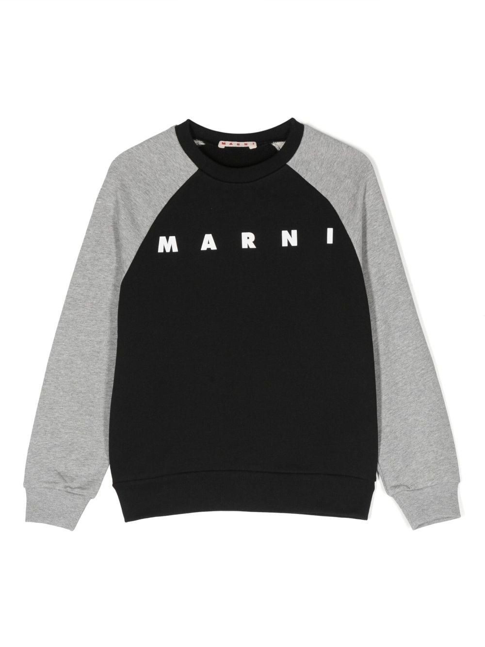 Marni Kids colour-block cotton sweatshirt - Black von Marni Kids