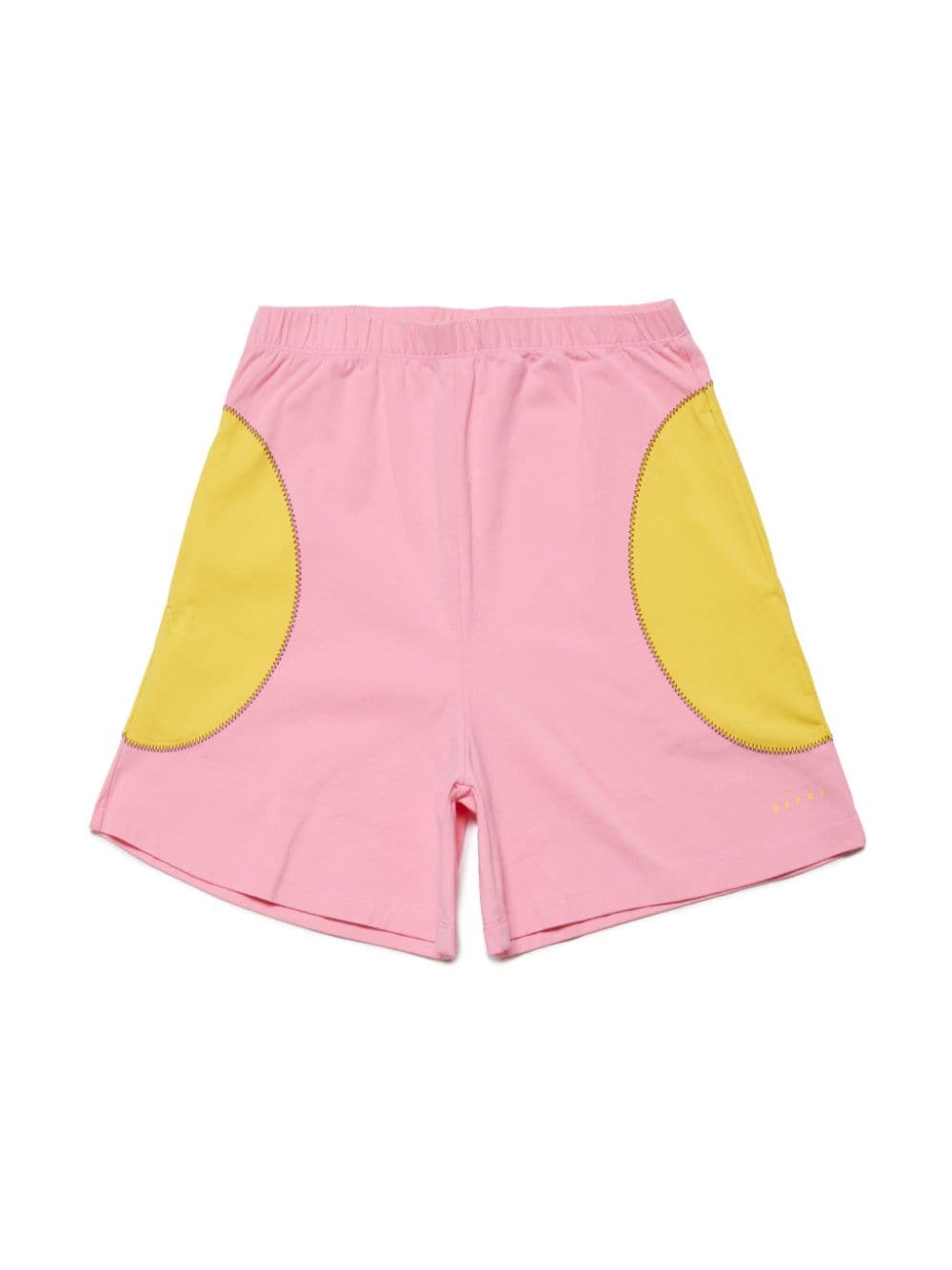 Marni Kids colour-block elasticated-waist shorts - Pink von Marni Kids